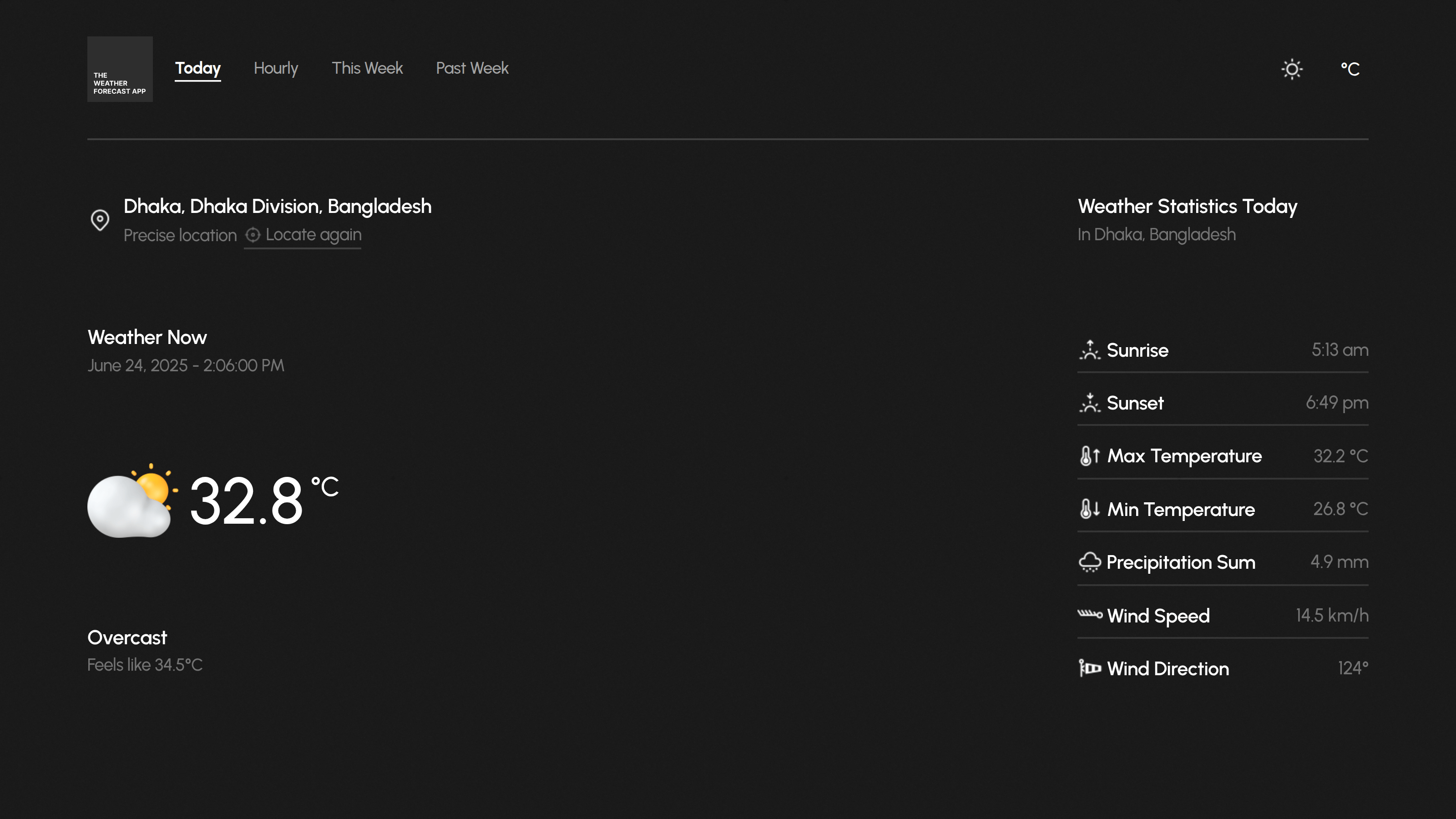 The Weather Forecast App