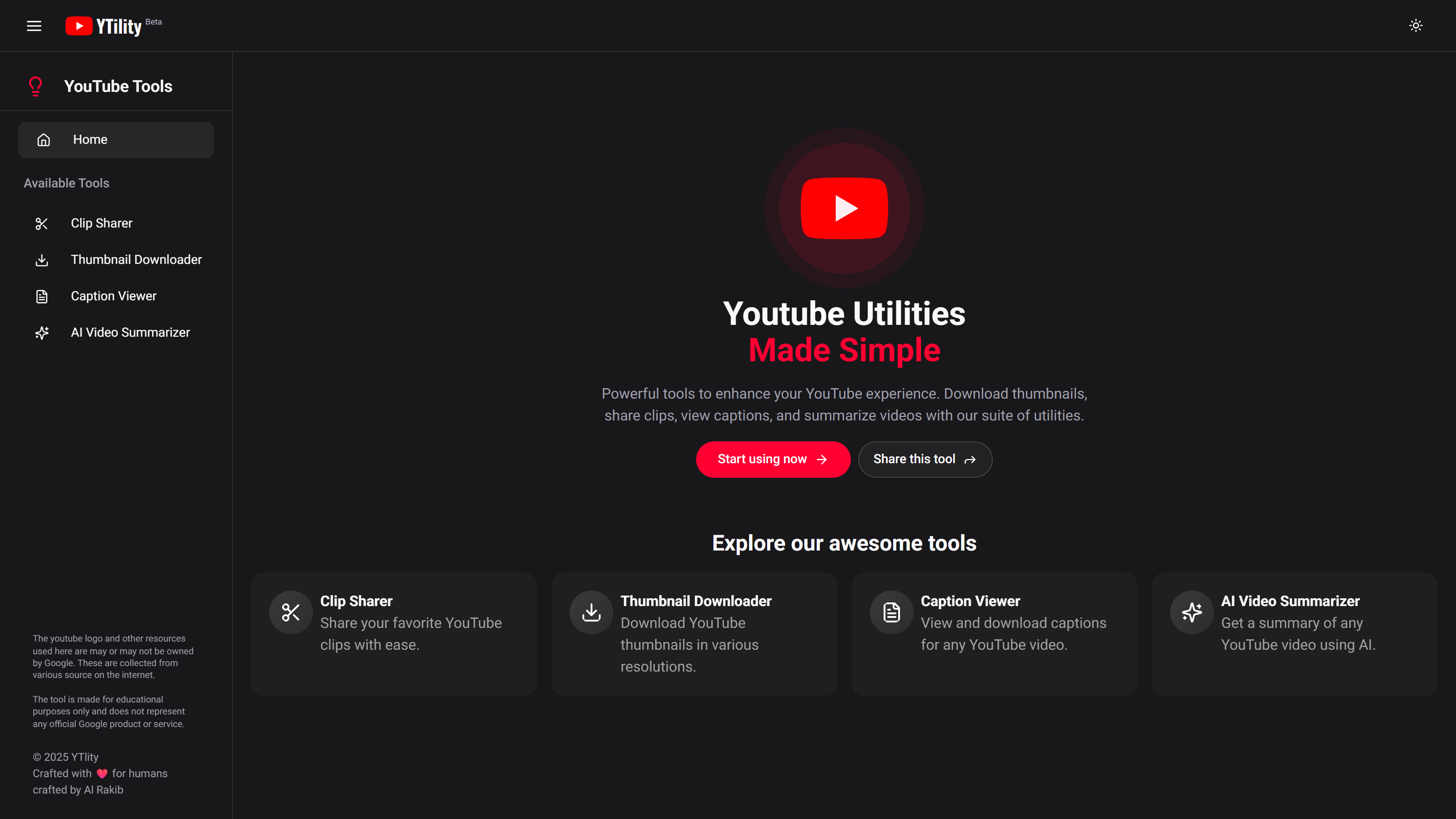 YTility - YouTube Utilities Made Simple